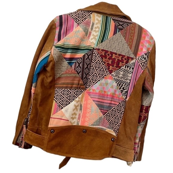 Free People Cami Pieced Moto Jacket - Picture 5 of 5